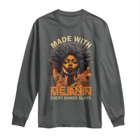 Black Women Long Sleeve Shirt Melanin Juneteenth Black History