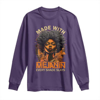 Black Women Long Sleeve Shirt Melanin Juneteenth Black History