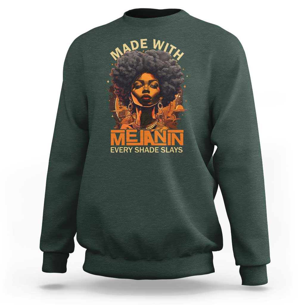 Black Women Sweatshirt Melanin Juneteenth Black History