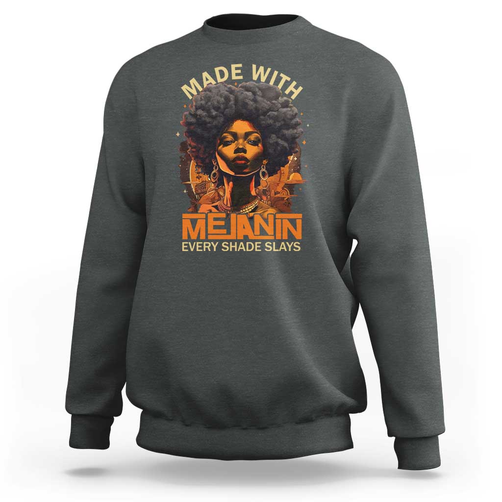 Black Women Sweatshirt Melanin Juneteenth Black History