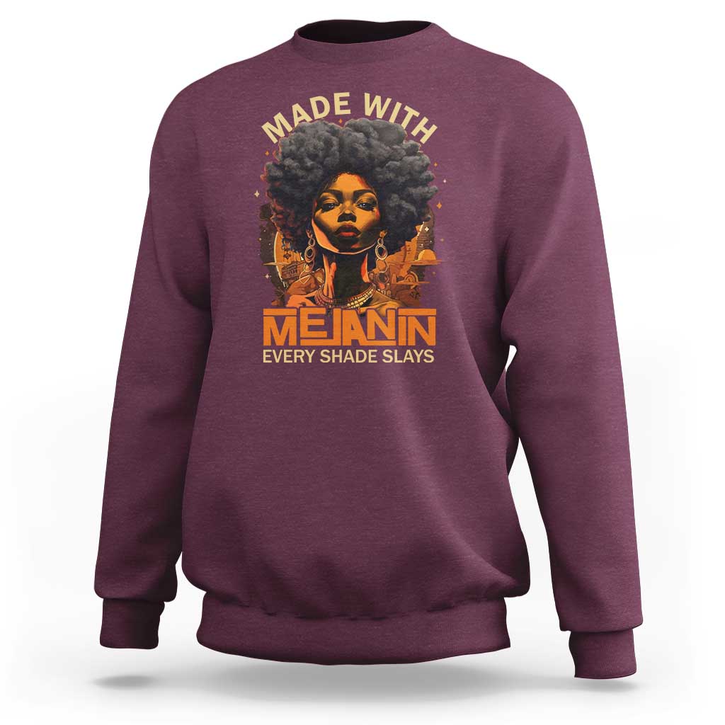 Black Women Sweatshirt Melanin Juneteenth Black History