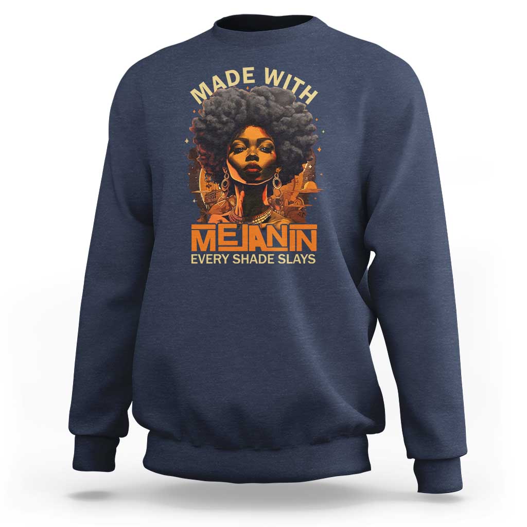 Black Women Sweatshirt Melanin Juneteenth Black History