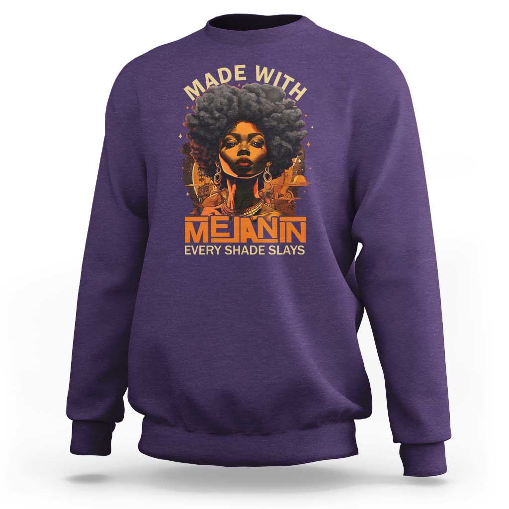 Black Women Sweatshirt Melanin Juneteenth Black History