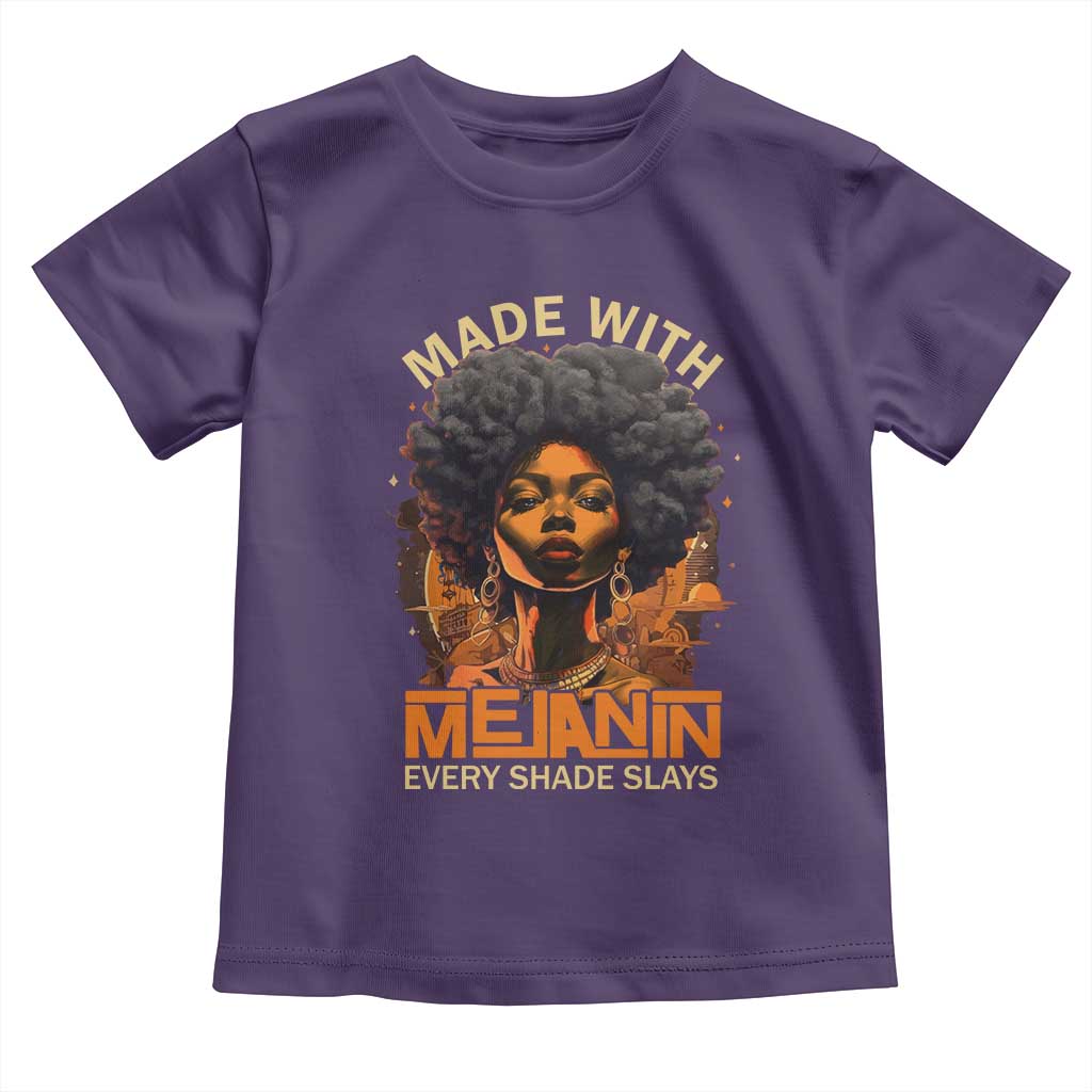 Black Women Toddler T Shirt Melanin Juneteenth Black History