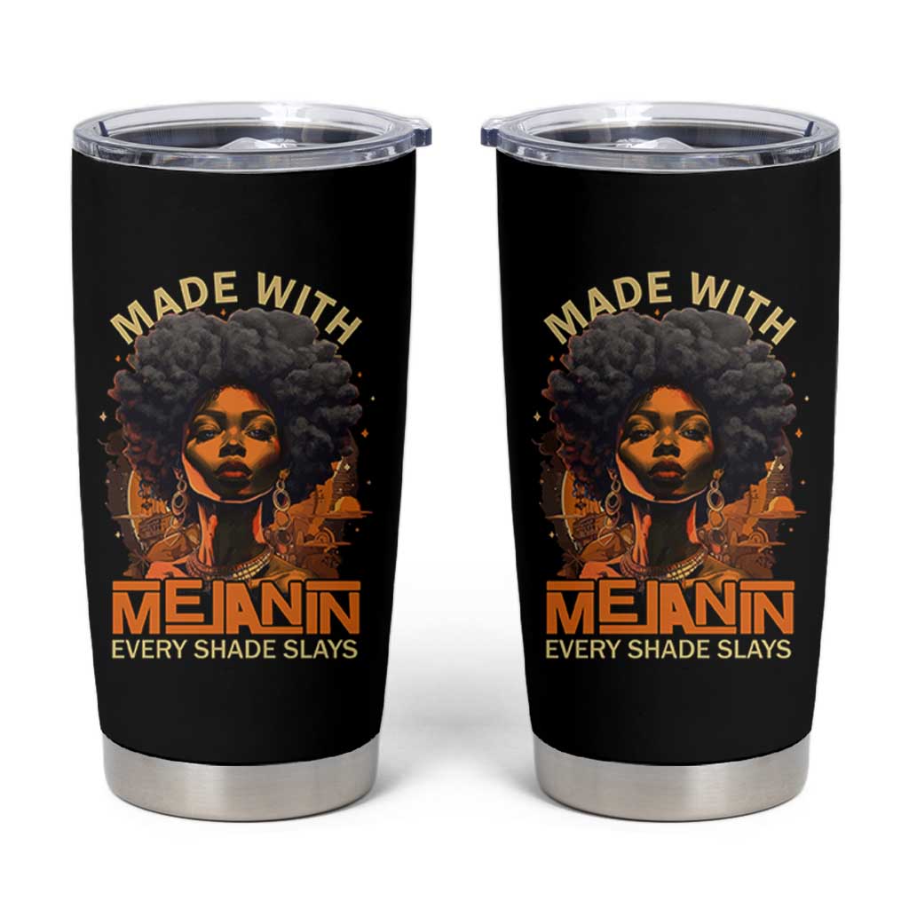 Black Women Tumbler Cup Melanin Juneteenth Black History