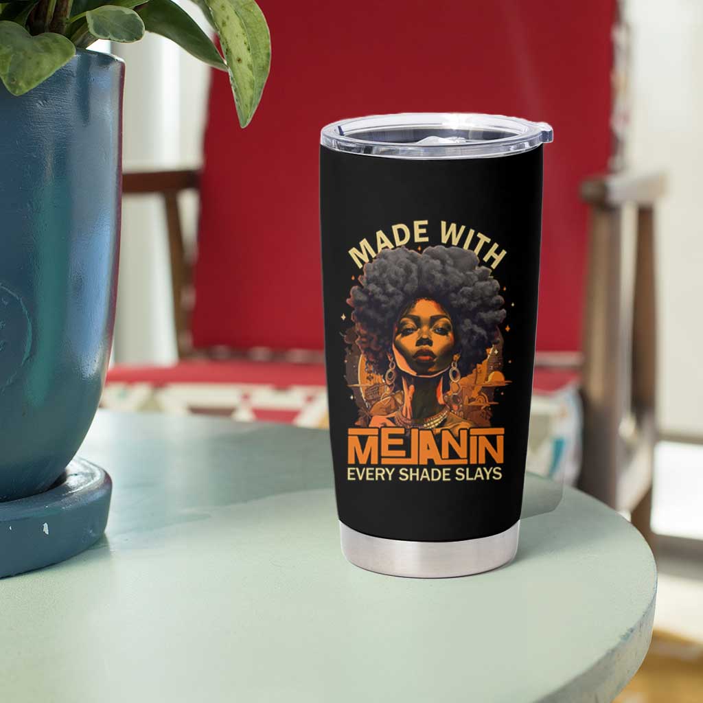 Black Women Tumbler Cup Melanin Juneteenth Black History