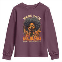 Black Women Youth Sweatshirt Melanin Juneteenth Black History