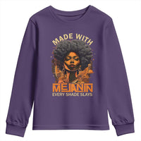 Black Women Youth Sweatshirt Melanin Juneteenth Black History