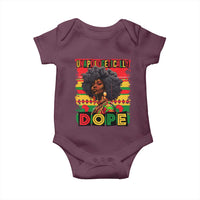 Black Women Unapologetically Dope Baby Onesie Juneteenth Black History