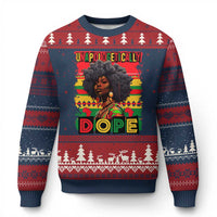 Black Women Unapologetically Dope Ugly Christmas Sweater Juneteenth Black History - Wonder Print Shop