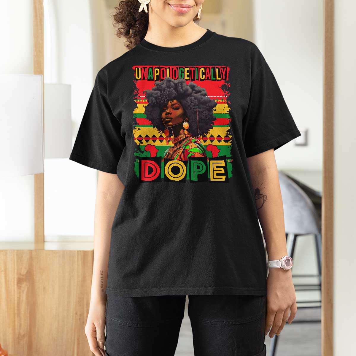 Black Women Unapologetically Dope T Shirt For Women Juneteenth Black History