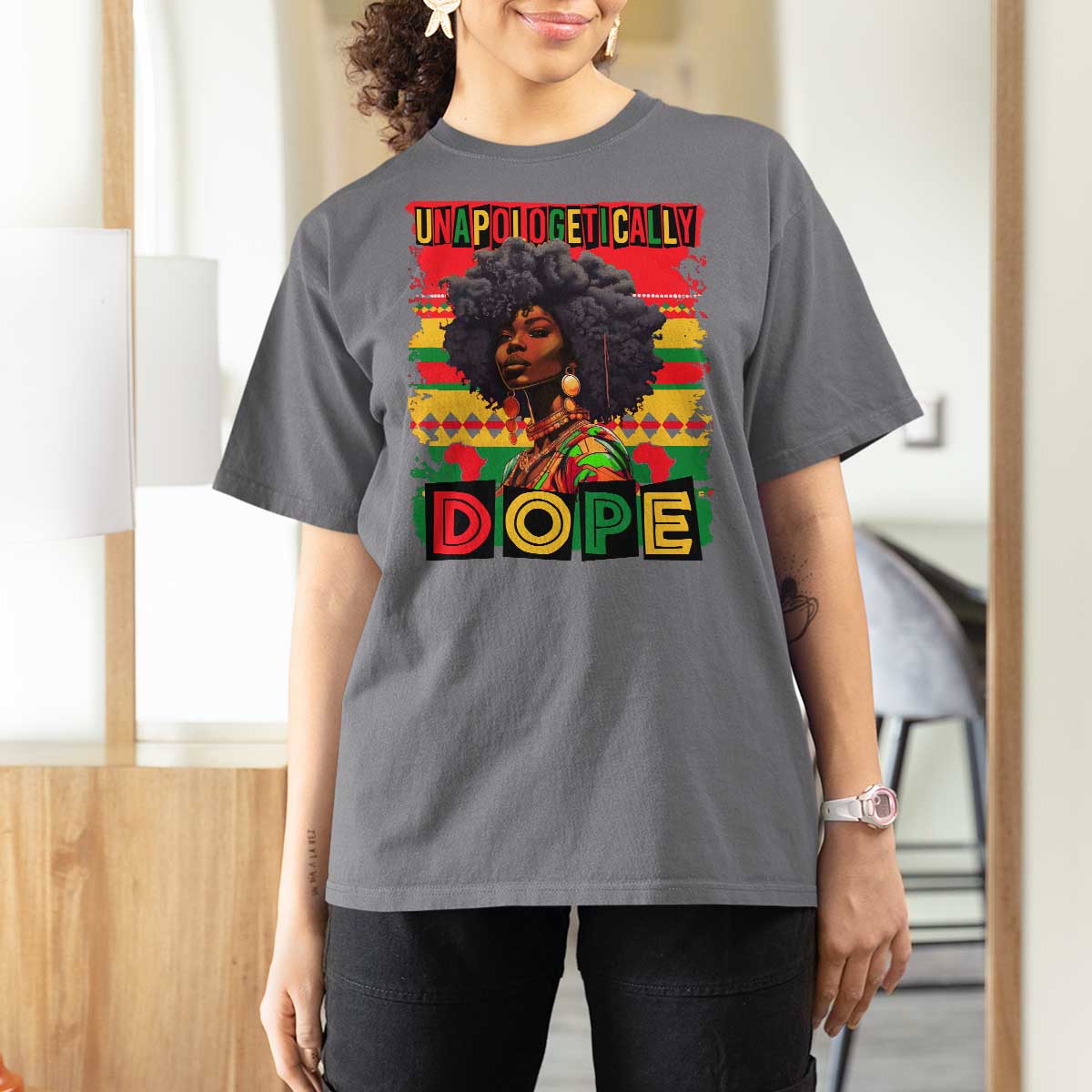 Black Women Unapologetically Dope T Shirt For Women Juneteenth Black History