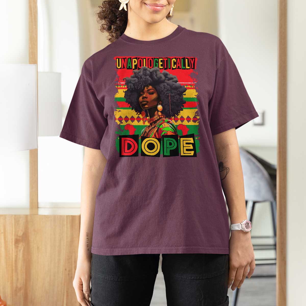 Black Women Unapologetically Dope T Shirt For Women Juneteenth Black History
