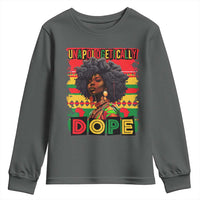 Black Women Unapologetically Dope Youth Sweatshirt Juneteenth Black History