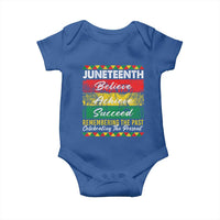 Juneteenth 1865 Baby Onesie Remembering The Past Black Freedom African Independence Day
