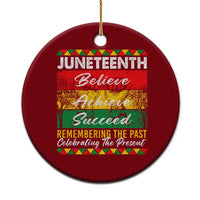 Juneteenth 1865 Ceramic Ornament Remembering The Past Black Freedom African Independence Day - Wonder Print Shop