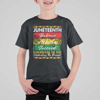 Juneteenth 1865 T Shirt For Kid Remembering The Past Black Freedom African Independence Day