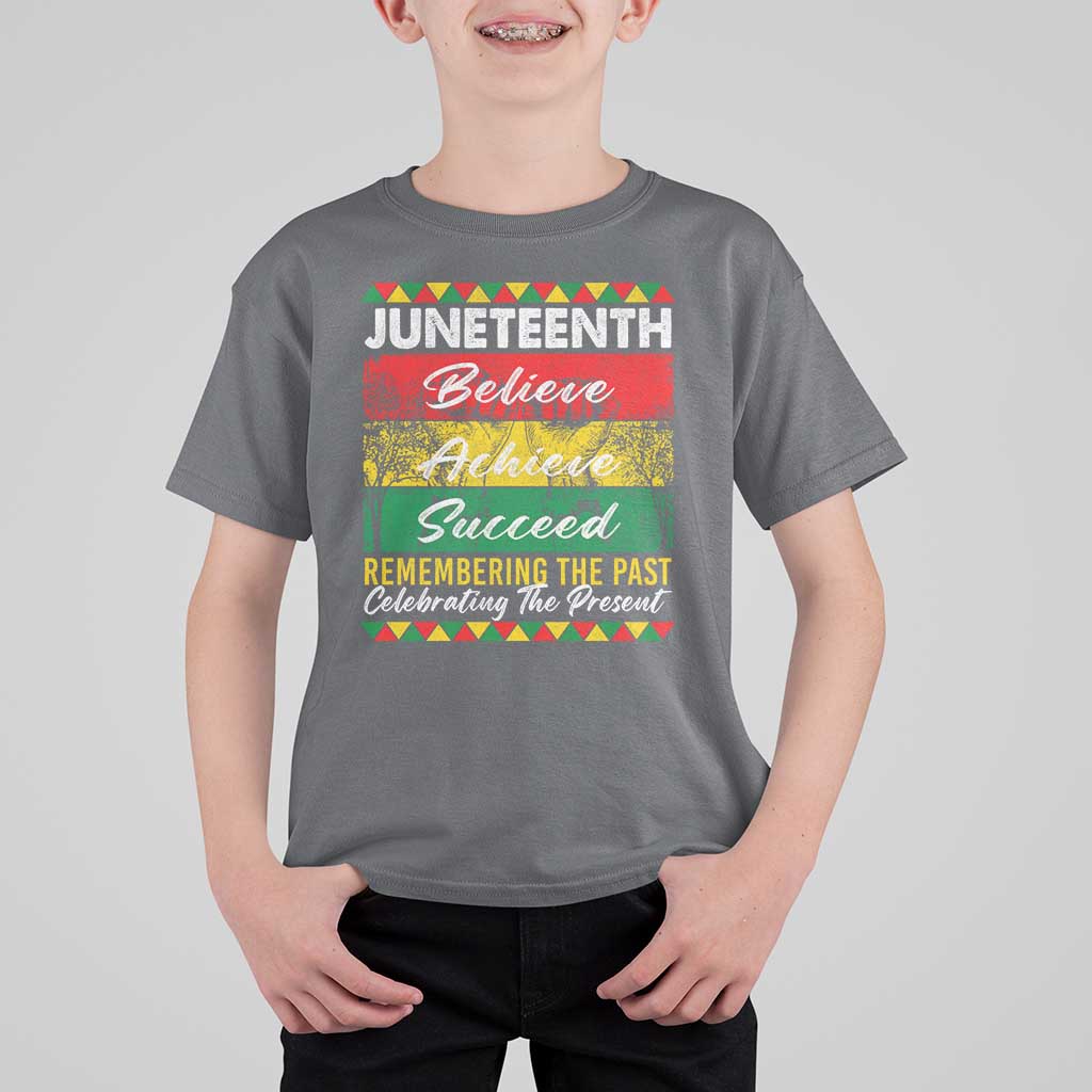 Juneteenth 1865 T Shirt For Kid Remembering The Past Black Freedom African Independence Day