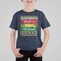 Juneteenth 1865 T Shirt For Kid Remembering The Past Black Freedom African Independence Day
