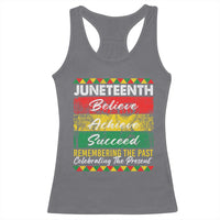 Juneteenth 1865 Racerback Tank Top Remembering The Past Black Freedom African Independence Day