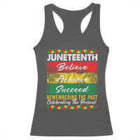 Juneteenth 1865 Racerback Tank Top Remembering The Past Black Freedom African Independence Day