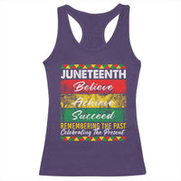 Juneteenth 1865 Racerback Tank Top Remembering The Past Black Freedom African Independence Day