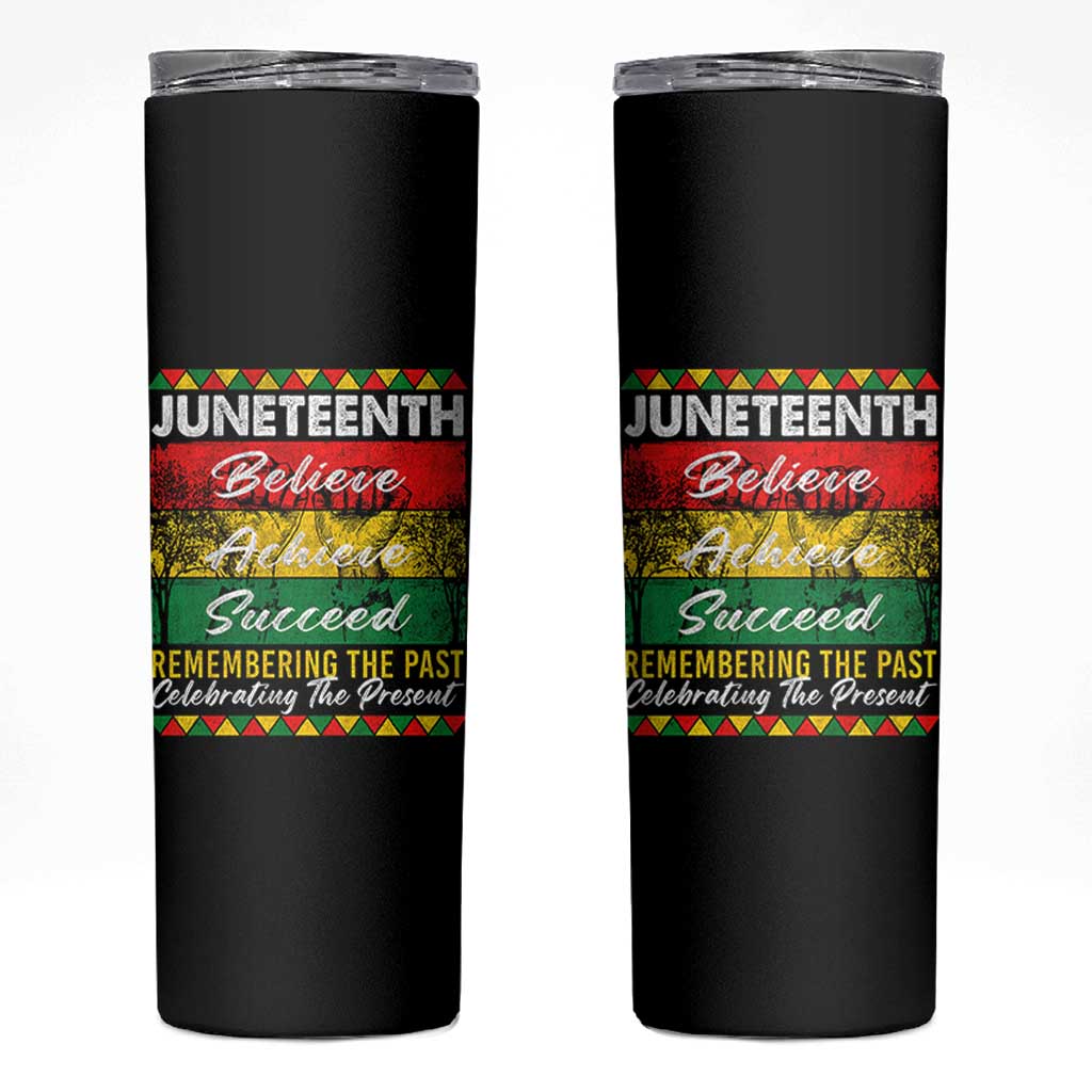 Juneteenth 1865 Skinny Tumbler Remembering The Past Black Freedom African Independence Day