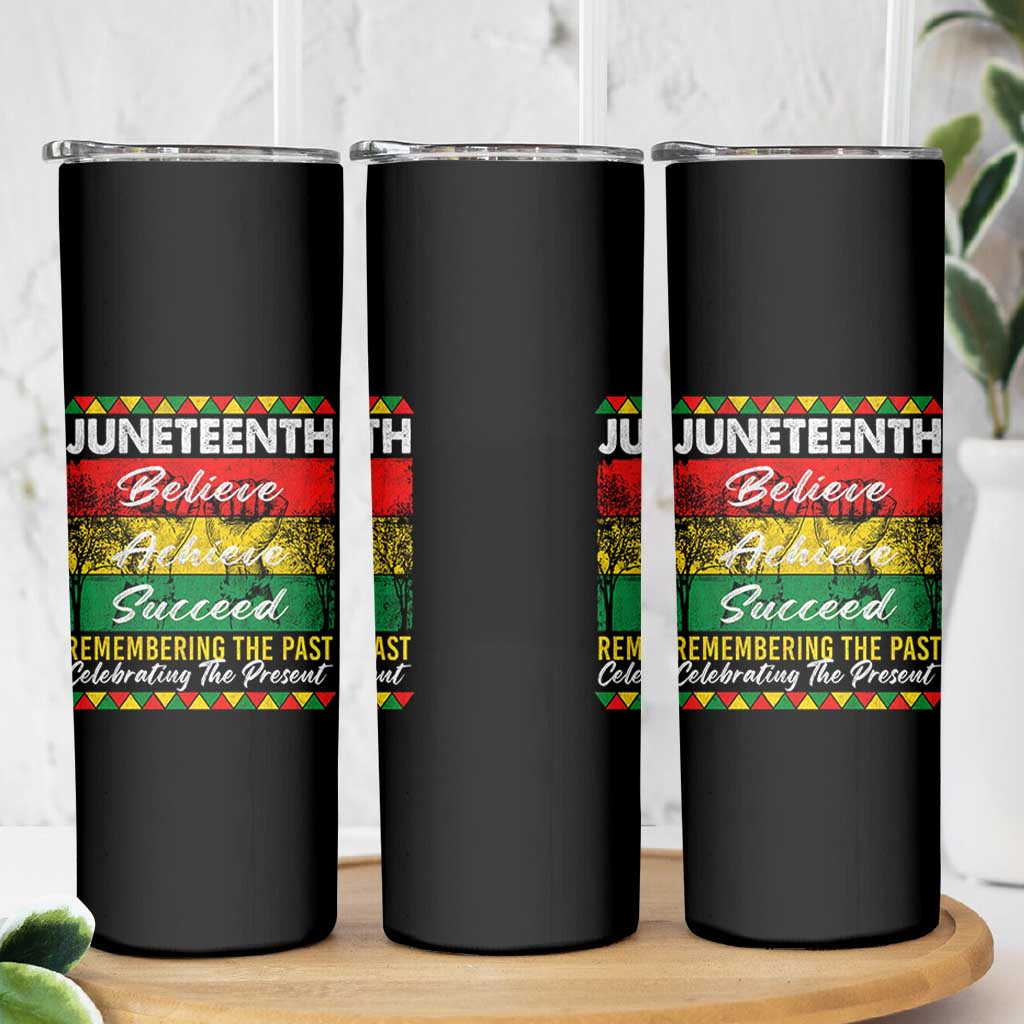 Juneteenth 1865 Skinny Tumbler Remembering The Past Black Freedom African Independence Day