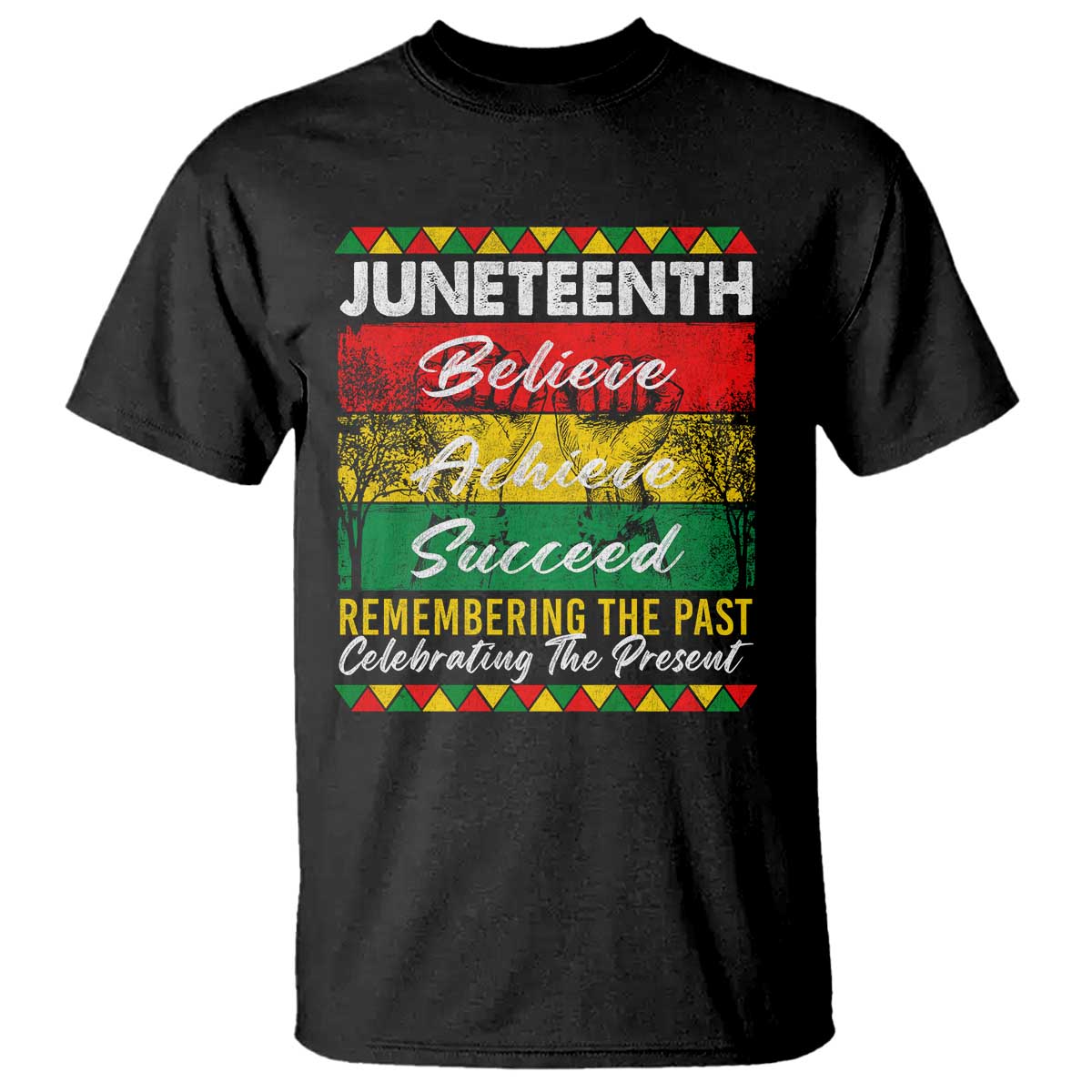 Juneteenth 1865 T Shirt Remembering The Past Black Freedom African Independence Day