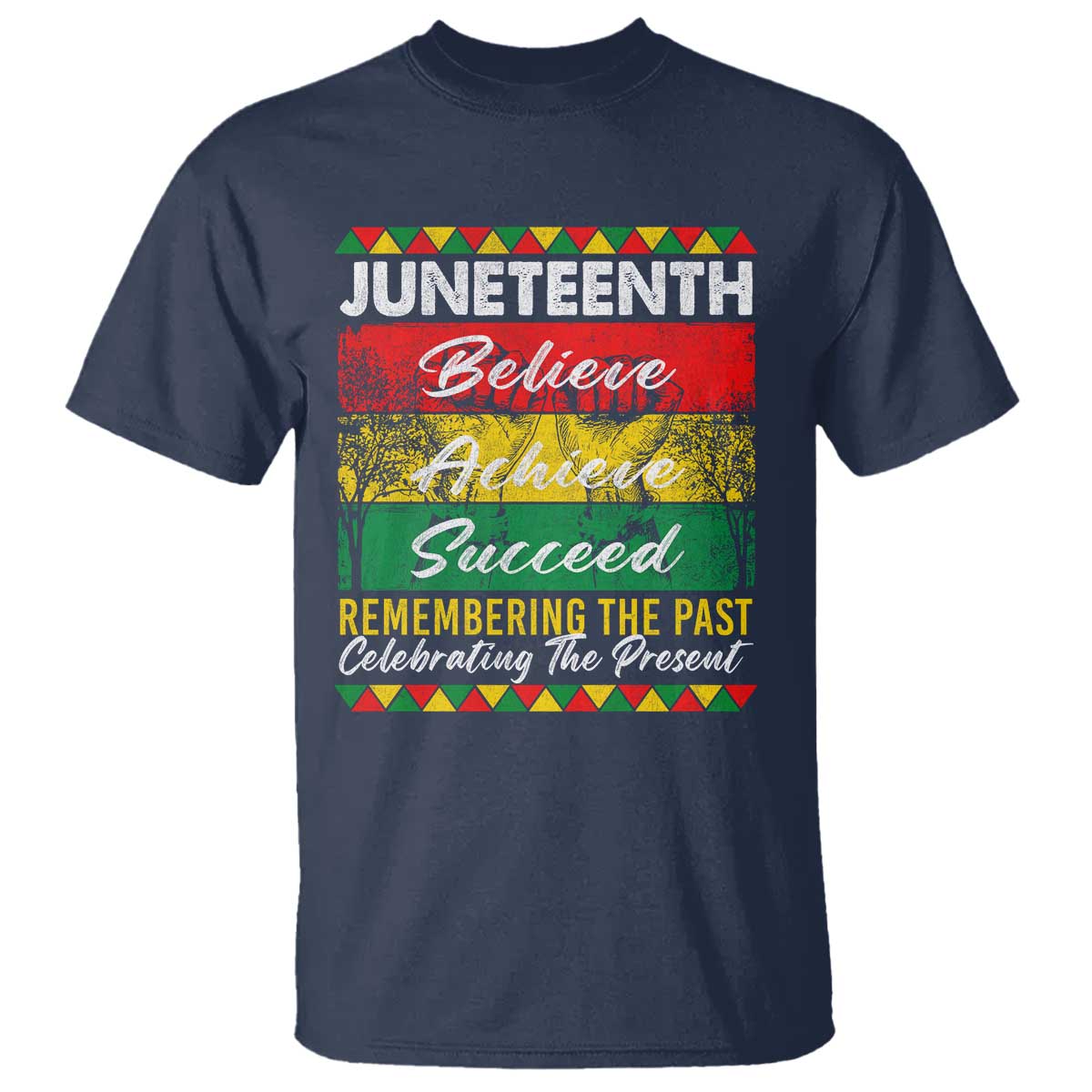 Juneteenth 1865 T Shirt Remembering The Past Black Freedom African Independence Day