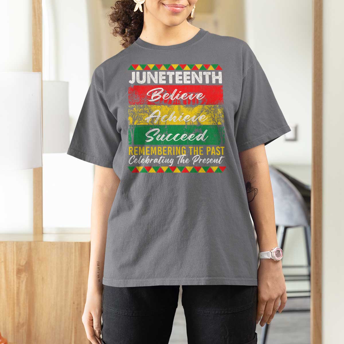 Juneteenth 1865 T Shirt For Women Remembering The Past Black Freedom African Independence Day