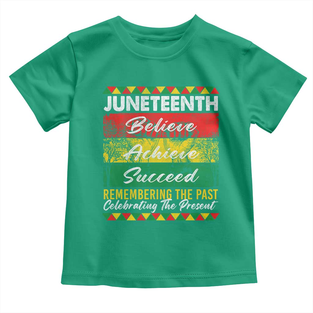 Juneteenth 1865 Toddler T Shirt Remembering The Past Black Freedom African Independence Day