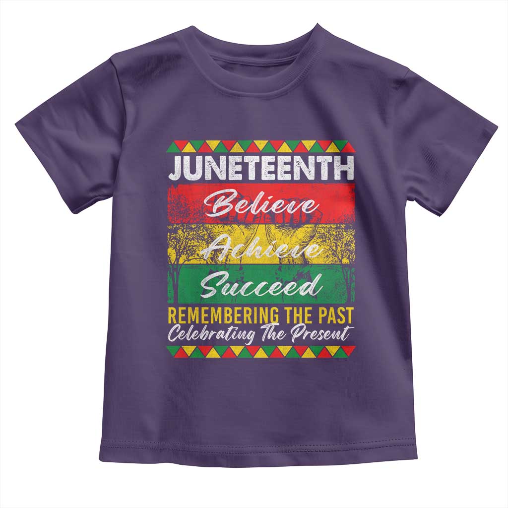 Juneteenth 1865 Toddler T Shirt Remembering The Past Black Freedom African Independence Day