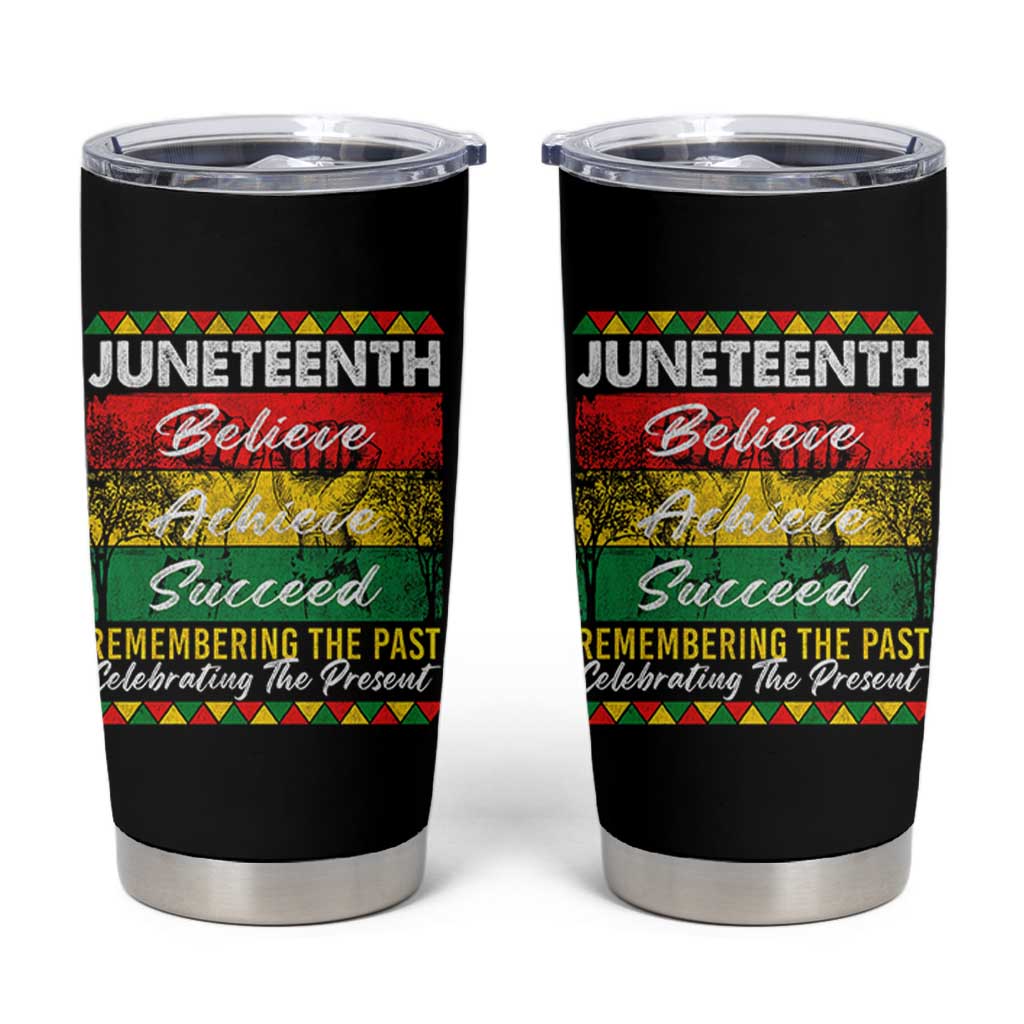 Juneteenth 1865 Tumbler Cup Remembering The Past Black Freedom African Independence Day