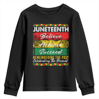 Juneteenth 1865 Youth Sweatshirt Remembering The Past Black Freedom African Independence Day
