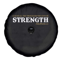 Christian Bible Spare Tire Cover Philippians 4:13 Motivational Quote Inspirational Bible Verses