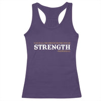 Christian Bible Racerback Tank Top Philippians 4:13 Motivational Quote Inspirational Bible Verses