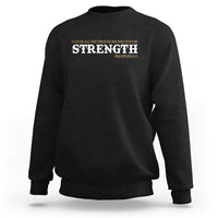 Christian Bible Sweatshirt Philippians 4:13 Motivational Quote Inspirational Bible Verses