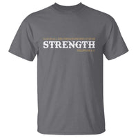 Christian Bible T Shirt Philippians 4:13 Motivational Quote Inspirational Bible Verses