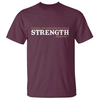 Christian Bible T Shirt Philippians 4:13 Motivational Quote Inspirational Bible Verses