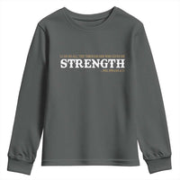 Christian Bible Youth Sweatshirt Philippians 4:13 Motivational Quote Inspirational Bible Verses