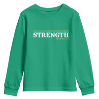 Christian Bible Youth Sweatshirt Philippians 4:13 Motivational Quote Inspirational Bible Verses