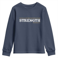 Christian Bible Youth Sweatshirt Philippians 4:13 Motivational Quote Inspirational Bible Verses