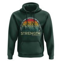 Vintage Christian Bible Hoodie Philippians 4:13 Motivational Quote Inspirational Bible Verses - Wonder Print Shop