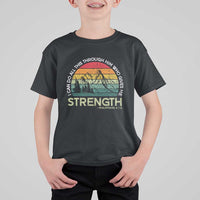 Vintage Christian Bible T Shirt For Kid Philippians 4:13 Motivational Quote Inspirational Bible Verses - Wonder Print Shop