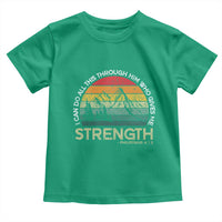 Vintage Christian Bible Toddler T Shirt Philippians 4:13 Motivational Quote Inspirational Bible Verses - Wonder Print Shop