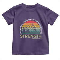 Vintage Christian Bible Toddler T Shirt Philippians 4:13 Motivational Quote Inspirational Bible Verses - Wonder Print Shop