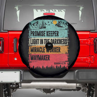 Vintage Christian Worship Spare Tire Cover Isaiah 42:16 Waymaker Promise Keeper Miracle Worker - Wonder Print Shop