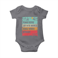Vintage Christian Worship Baby Onesie Isaiah 42:16 Waymaker Promise Keeper Miracle Worker - Wonder Print Shop