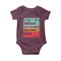 Vintage Christian Worship Baby Onesie Isaiah 42:16 Waymaker Promise Keeper Miracle Worker - Wonder Print Shop
